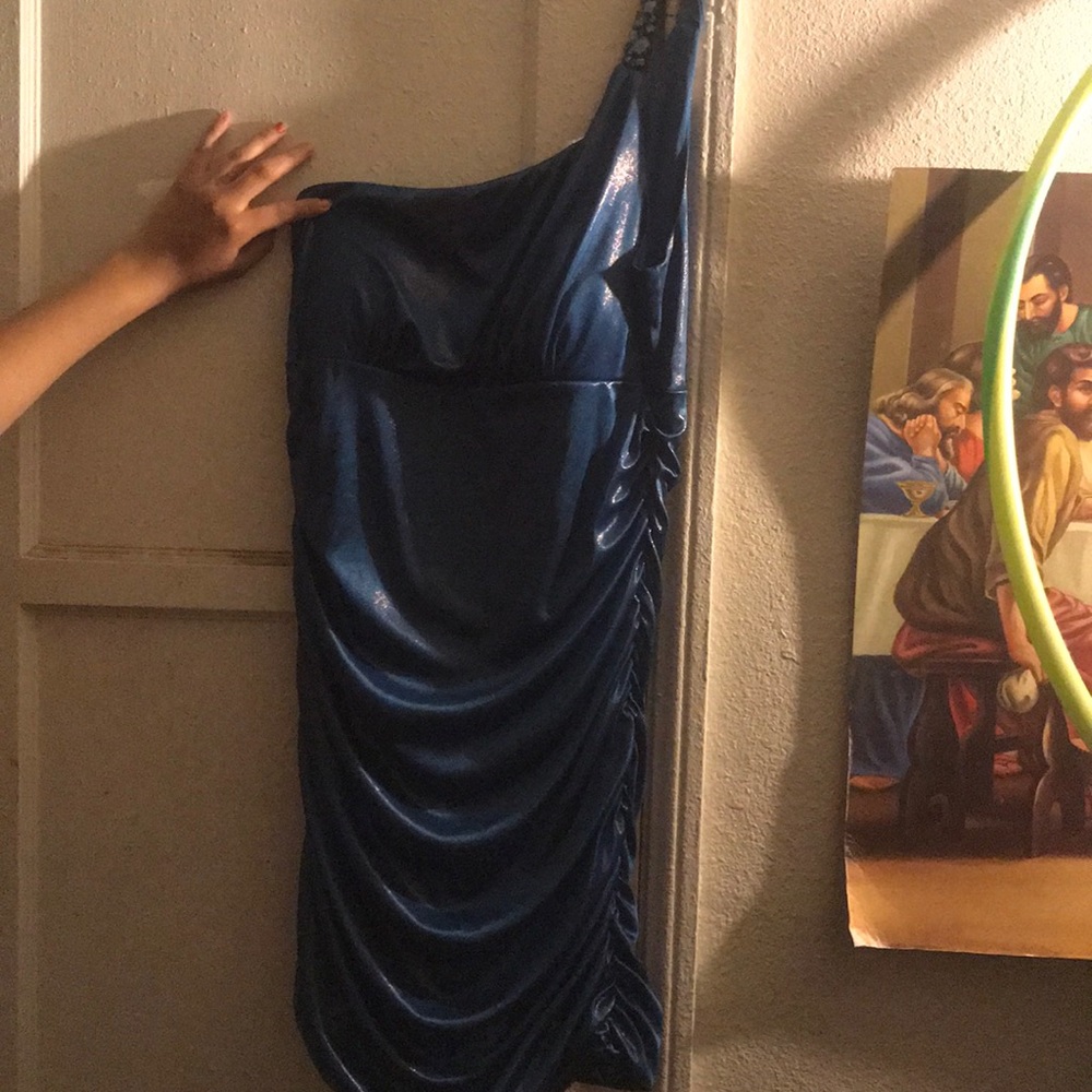 Blue dress